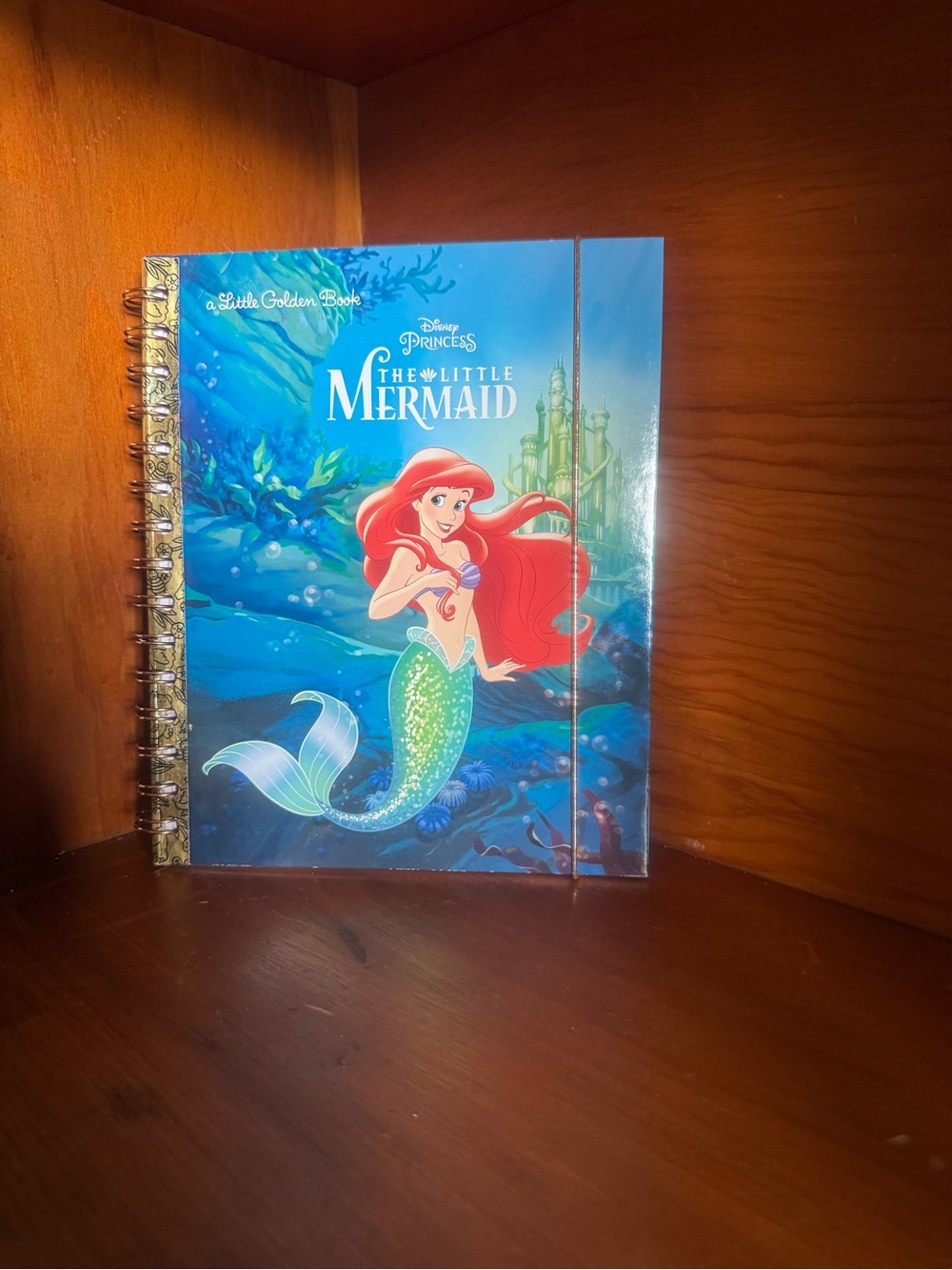 Disney The Little Mermaid Spiral Journal - Blue